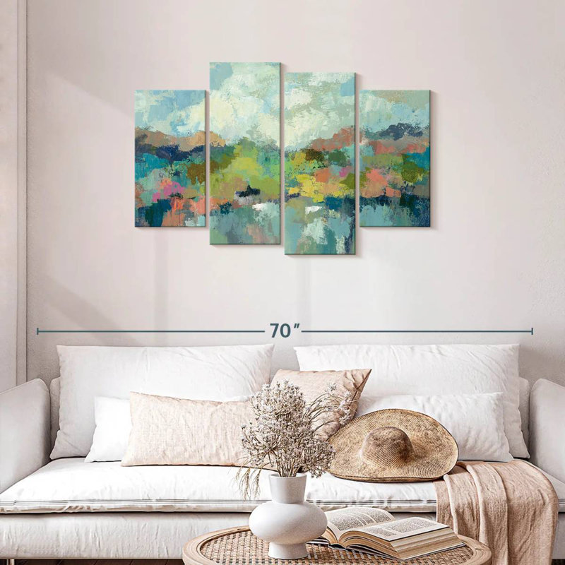 Avery au bord du lac abstrait