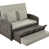 Coussin gris / cadre brun est en rupture de stock