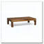 Ensemble de canapé d'extérieur en bois avec table basse