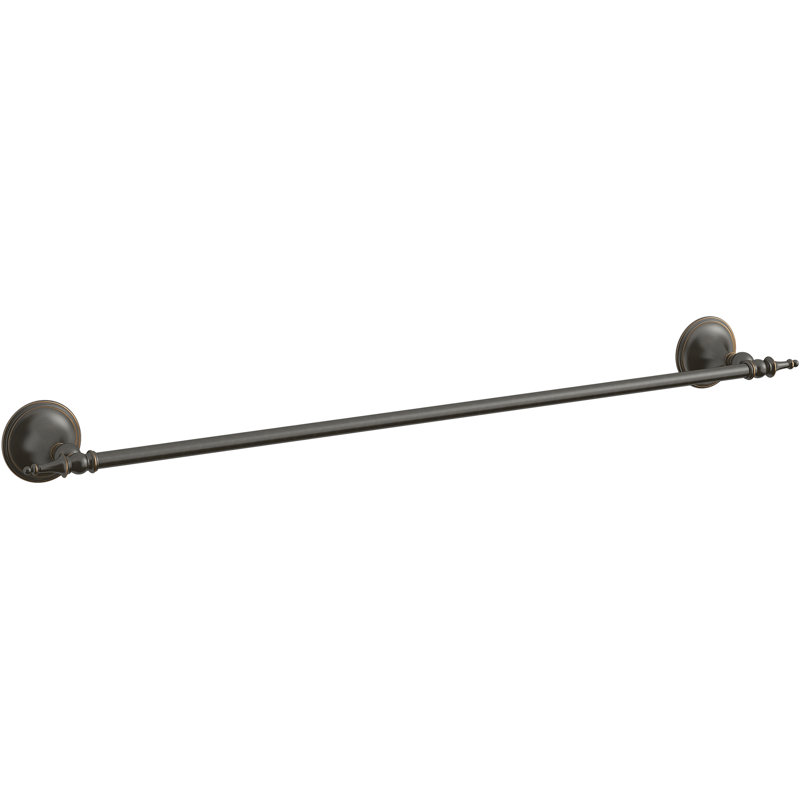 Porte-serviettes décoratif, L 24 po, Bronze huilé