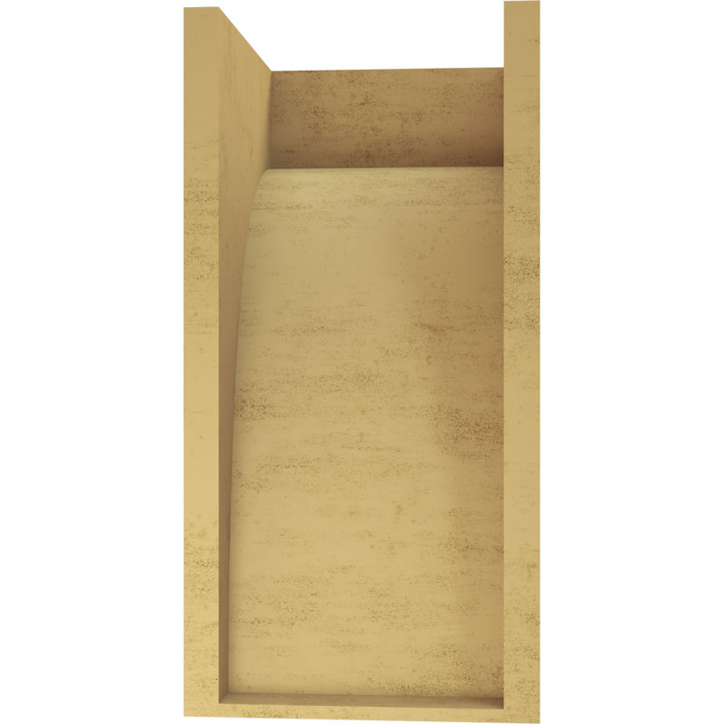 Corbeau de grain de bois Huntington, H 20 po x l 10 po x P 10 po