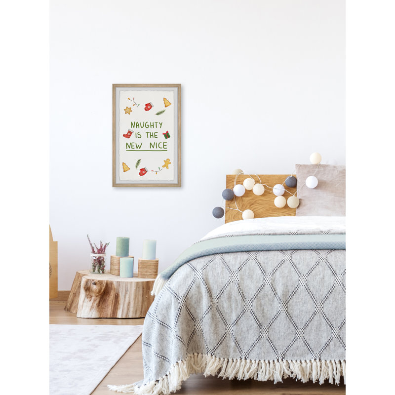 Naughty But Nice - Single Picture Frame Print, 61cm H x 41cm W x 3.81cm D