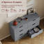 Tanishi 6 Drawer Chest Of Drawers Modern Storage Solution For Bedroom Nursery Home Office Living Room-1672580616