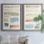 Watercolor Swatches I, toile encadrée de qualité supérieure - prête à être accrochée-813250606-813250613