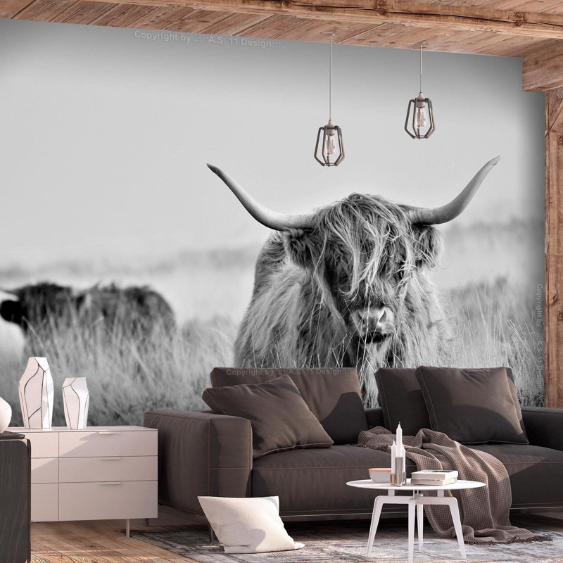 Areesha Smooth Wall Mural, 6.83' L x 9.83' W