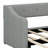 Sleek Upholstered Daybed Frame with Two Storage Drawers