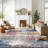 Raimunda Abstract Performance Gray/Pink/Ivory Multi Rug-2040749667