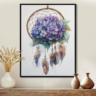 Kibler Hydrangea Dreamcatcher II - hortensia, décoration murale