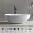 67'' x 31.5'' Freestanding Soaking Solid Surface Bathtub Matte White-117327843-122533132
