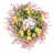 Rose / jaune / vert