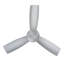  Brushed Nickel 44" Flush Mount Outdoor/Indoor Smart Ceiling Fan with Remote Control, Works With Google Assistant, Amazon Alexa and IOS/Android Mobile APP, 3000K Colour Temperature -48461475-48461474