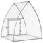 Cage à lapin argenté en acier galvanisé 41,3 po x 47,2 po-25361083
