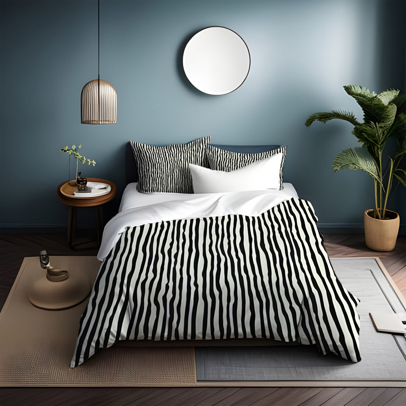 Polyester Duvet Cover, King Duvet Cover + 2 King Shams
