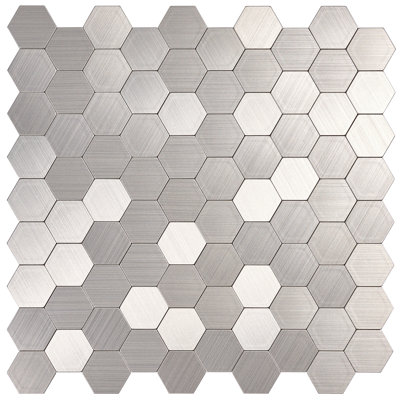 1.88 in. W x 2.16 in. L Fireplace Surround and Shower Peel and Stick Mosaic Tile