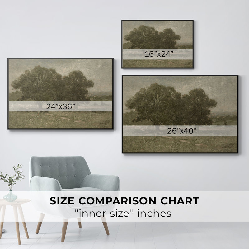 " Vintage Landscape -DCXCVIII ", Black