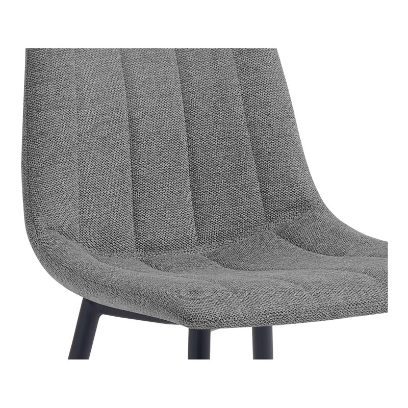 Finnigan Counter & Bar Stool, Dark Gray/Fabric, Counter Stool (26" Seat Height)