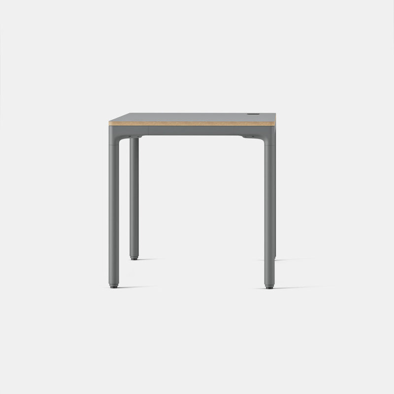 Four Leg Standing Desk, Carbon, 44.6" H x 48" W x 27" D, Carbon