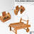 Portable Garden Chaise Lounge Chair, Wood, Color - Relax In On Patio, Deck, Poolside Chair With 4-Level Adjustable , Customizable Relaxation