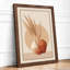 Wheat and Terracotta Minimalist - Framed Print-1563079821-1563079818
