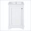 Meuble-lavabo de style shaker de 20 po avec porte à fermeture en douceur-46801896