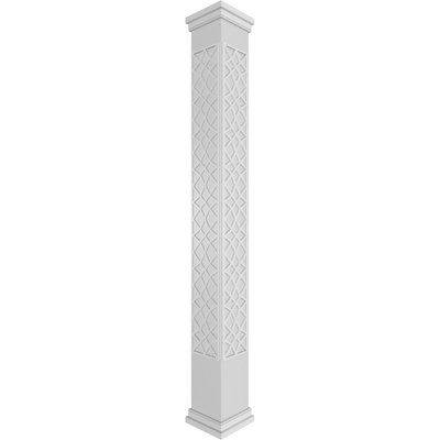 Colonne de mosaïque carrée non effilée Craftsman Classic