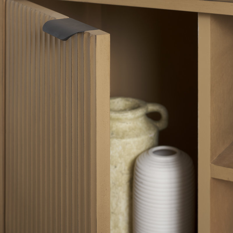 Flaminia 2 Door Media Stand, Brown