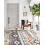 Tapis aztèque à motif marocain lavable à la machine Wymond avec envers antidérapant-111815241