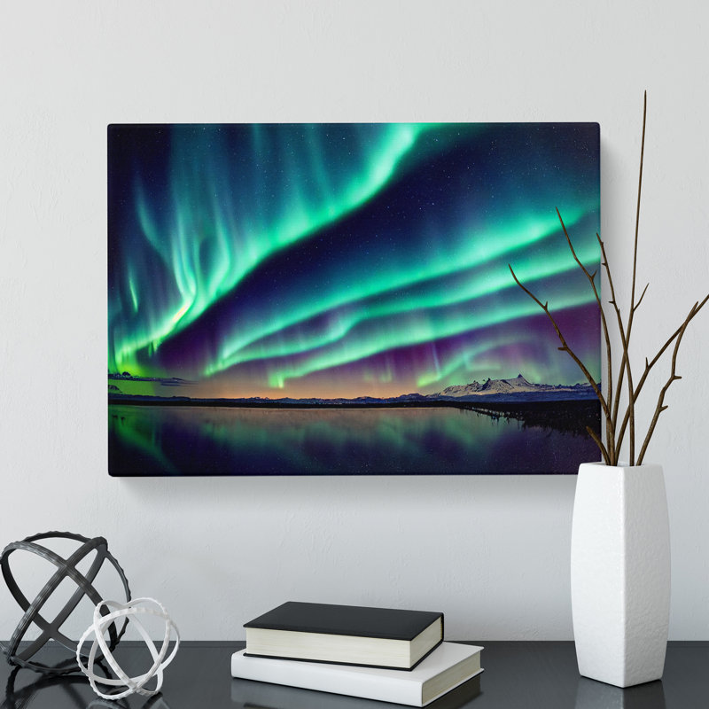 Tremendous Aurora Borealis - Wrapped Canvas Print, 50cm H x 76cm W x 3cm D