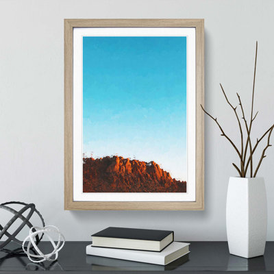 Joshua Tree National Park in Abstract - Framed Print