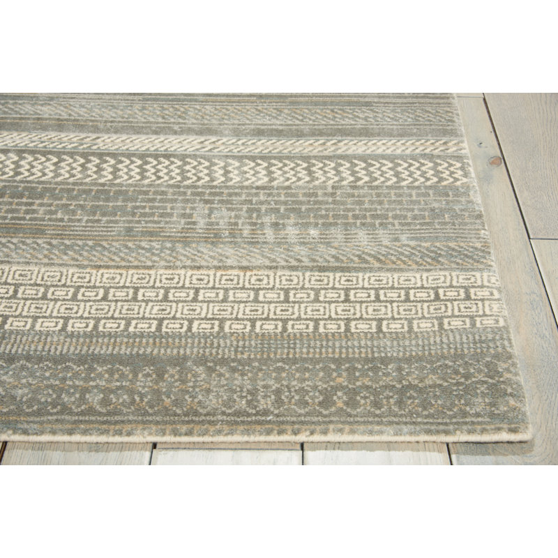 Maya Delta Dolomite Area Rug, Runner 2'3" x 8'
