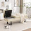 Banc de rangement rembourré en similicuir Charice-132539110