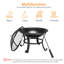 Round Iron Wood Burning Fire Pit