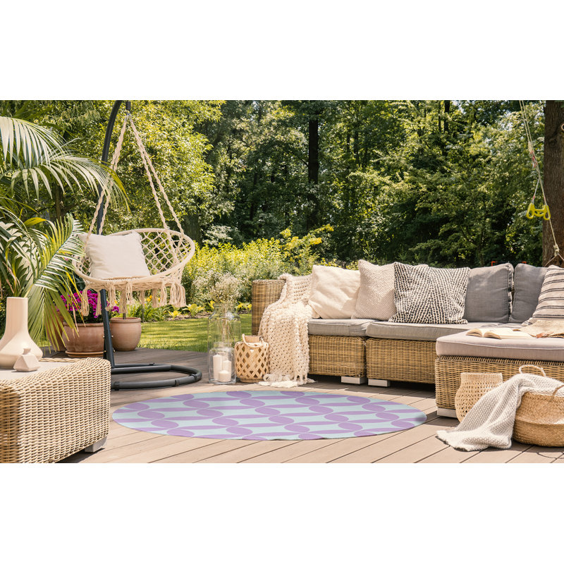 Borgwald Chenille Geometric Indoor Rug, Rectangle 4' x 6'