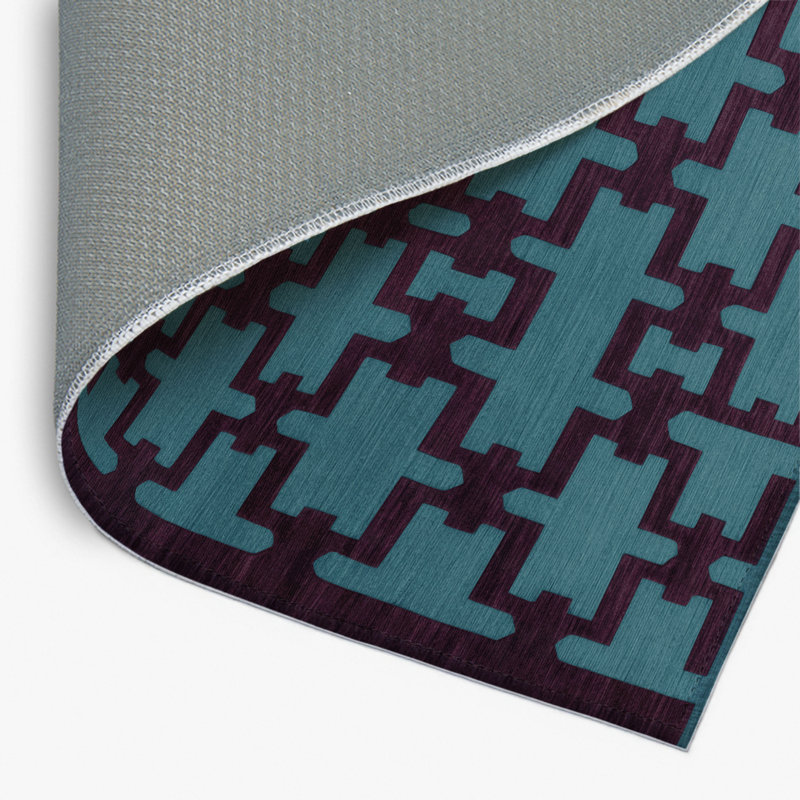 Tapis brun intérieur et extérieur Trellis, Rectangulaire 2 pi x 3 pi