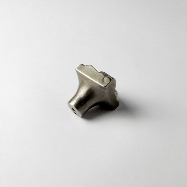 Dove Bronze Square Knob, White Bronze