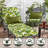 Outdoor Round Dining Chair Seat Pad-268982490