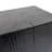 Wood-Look Square-Column MGO End Table, H18",Wood-Like Distressed Finish, Mix With Different Heights, Indoor Outdoor Use,Black Color-758518443