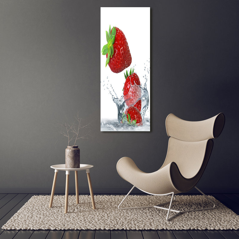 Strawberries - Wrapped Canvas Print