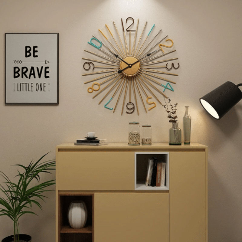 Mokena Metal Wall Clock