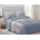 Ensemble de housse de couette en coton standard bleu clair 8 pièces