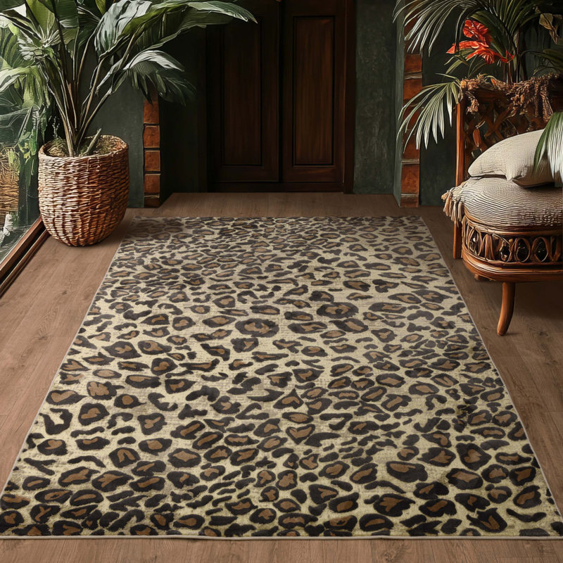 Arely Flatweave Brown Rug, Rectangle 200 x 290cm