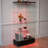 Modern Glass Display Cabinet With 2 Large Drawers-1651808720