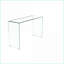 Table basse en verre trempé peu encombrant pour le salon, facile à nettoyer avec chargement USB