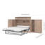 Lit armoire Pur avec matelas et armoires de rangement-89000484-89000491