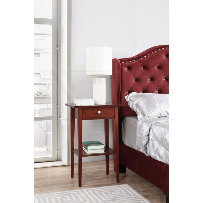 Table de chevet Contemporary, Cerisier