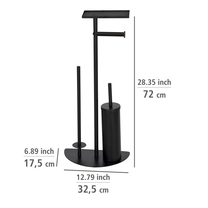 Cuong Free-Standing Toilet Brush & Holder