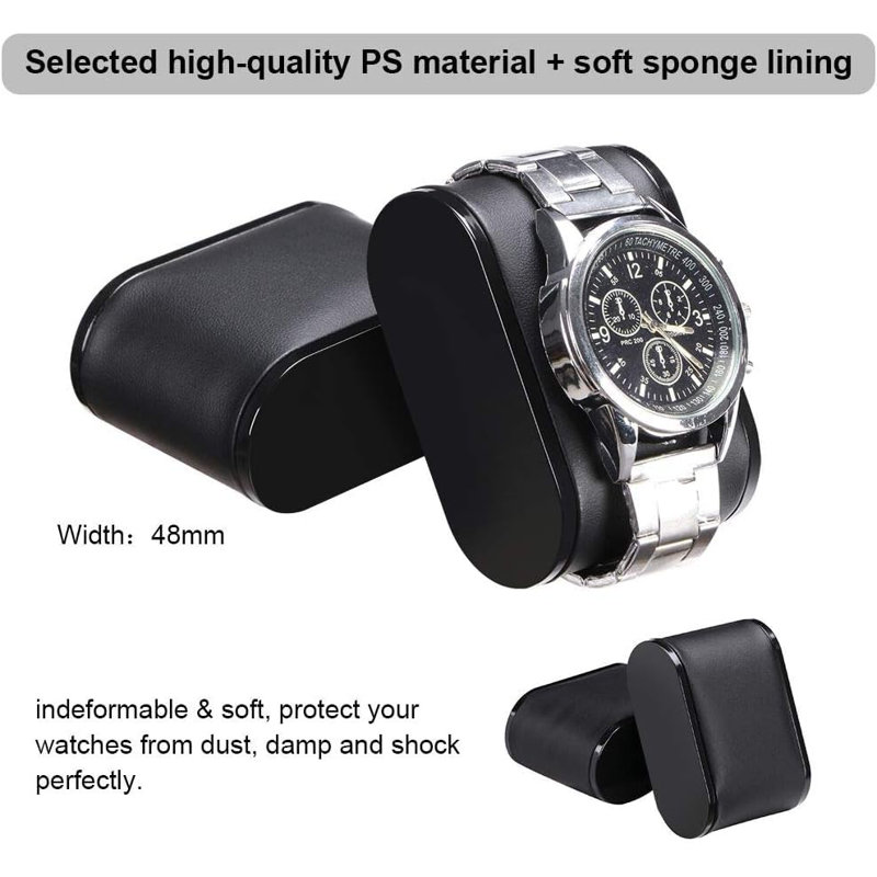 12-Slot Luxury Watch Box with Valet Drawer, Brown