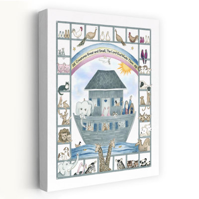 Noah's Ark Abstract Contemporary Wall Art