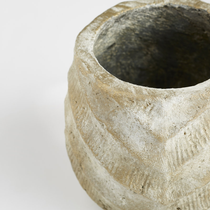 Cache Ceramic Planter, 5.75" H x 6.5" W x 6.5" D