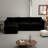 112" L Shaped Modern Sofa Modular Sectional Cloud Couch With Ottoman, 4-Seat Chenille Deep Seat Sofa With Pillow For Living Room-703610243